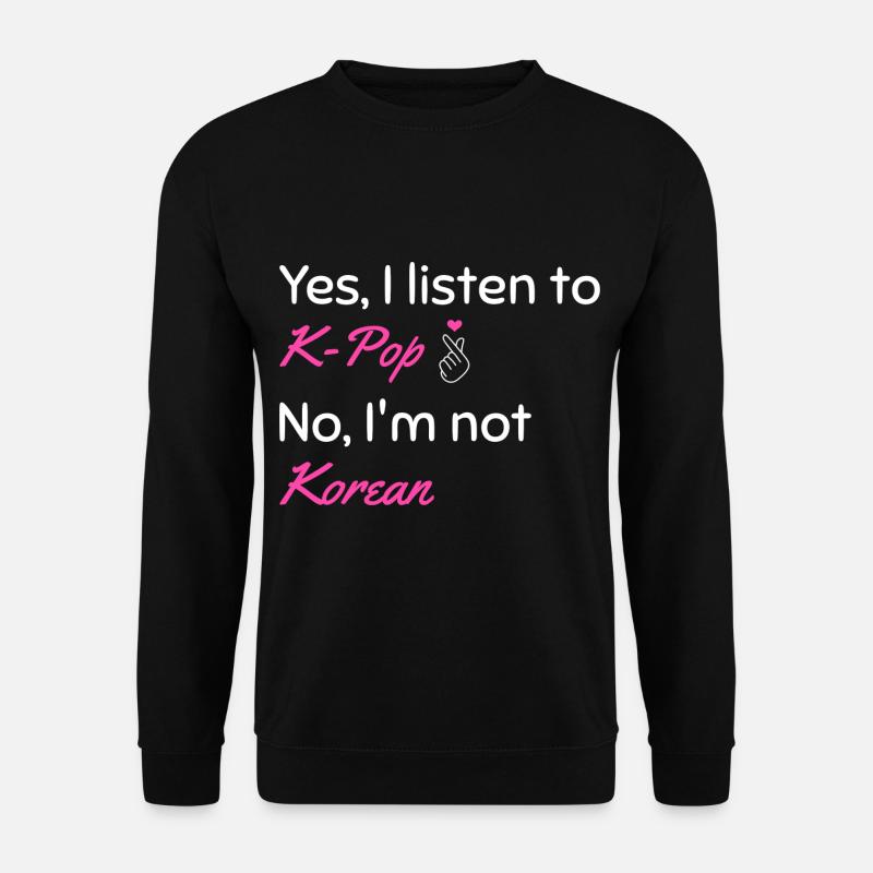 K-pop coréen korean pop musique cadeau de Kpop - Sweat-shirt Unisexe - noir