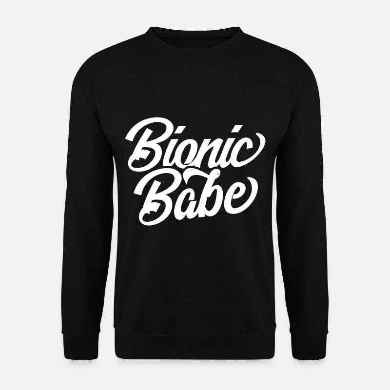 Prothesenträger Prothese Bionik Prothesen - Unisex Pullover - Schwarz