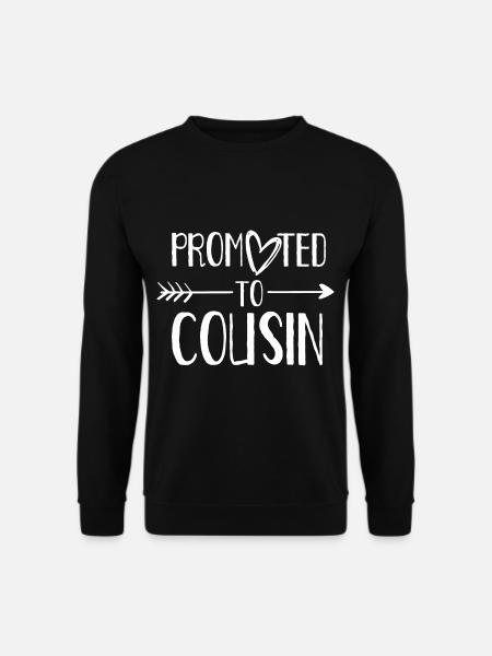 Zum Cousin Befördert Cousine Vetter - Unisex Pullover - Schwarz
