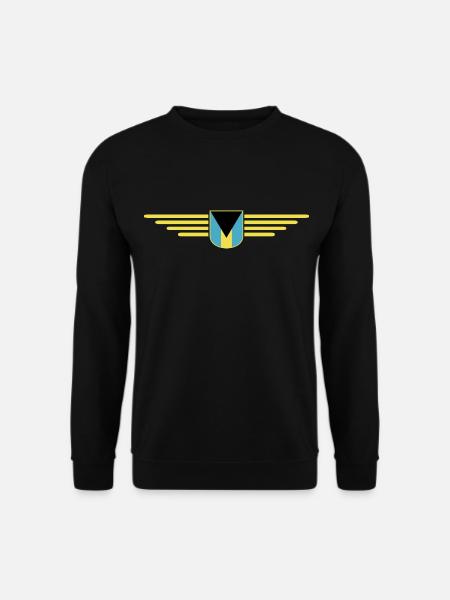 Bahamas fans: Tropical design - Unisex Sweatshirt - black