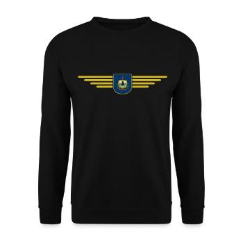 Vermont Fan Shirt – Pure Nature - Unisex Sweatshirt - black - Front - Alina (178cm) & Michal (187cm)