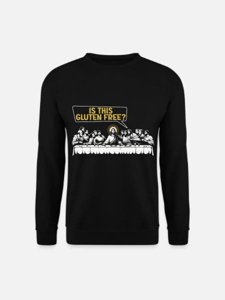 Gluten-free gluten intolerance Celiac disease - Unisex Sweatshirt - black