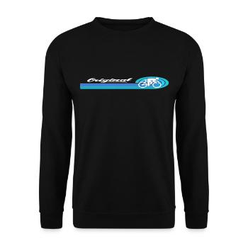 Vélo de course Rétro Design - Sweat-shirt Unisexe - noir - Devant - Alina (178cm) & Michal (187cm)