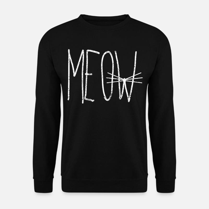 Meow shirt - Unisex Sweatshirt - black