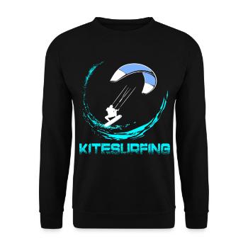 Kitesurfing - Unisex Pullover - Schwarz - Vorne - Alina (178cm) & Michal (187cm)