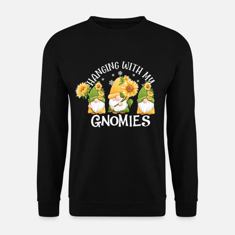 Accrochage avec mes gnomies - Sweat-shirt Unisexe - noir