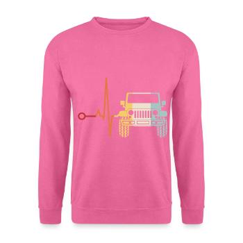Off-road vehicle Offroad 4wd 4x4 4wheeler AWD Gift - Unisex Sweatshirt - pink - Front