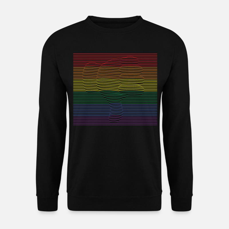 Thumbs down bunt - Unisex Pullover - Schwarz