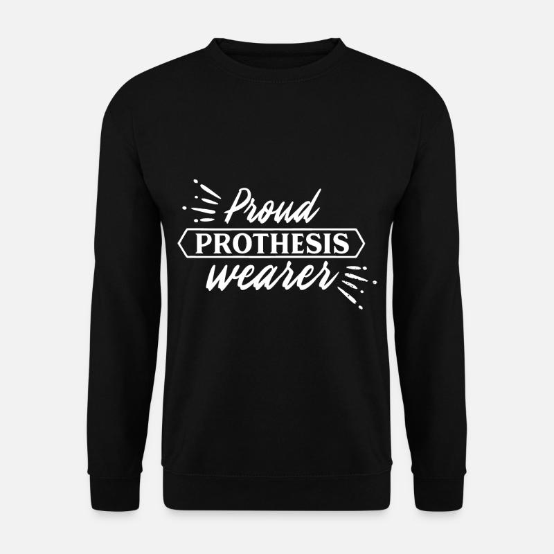 Prothesenträger Prothese Prothesen Bionik - Unisex Pullover - Schwarz