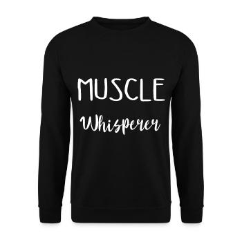 Massage Therapeut Welness Spa Massage Therapy - Unisex Pullover - Schwarz - Vorne - Alina (178cm) & Michal (187cm)