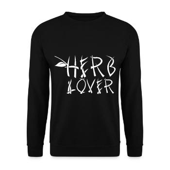 Herbes Amant épice Recueillir épices herbe épices - Sweat-shirt Unisexe - noir - Devant - Alina (178cm) & Michal (187cm)