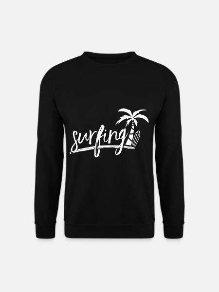 Surf surf - Sweat-shirt Unisexe - noir