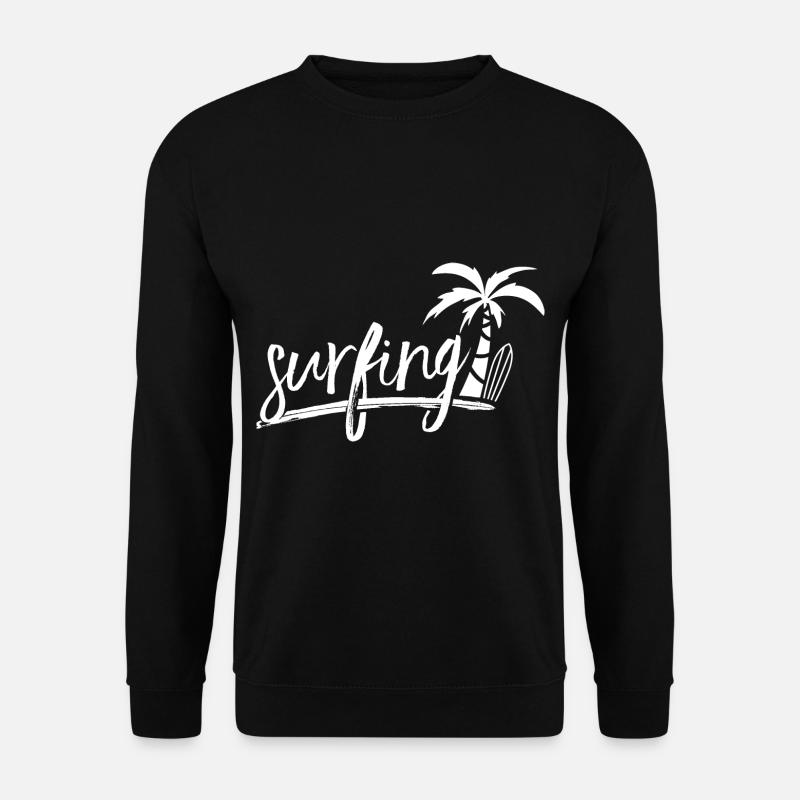 Surf surf - Sweat-shirt Unisexe - noir
