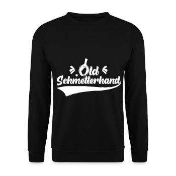 Tischtennisschläger Tischtennis lustiger Spruch - Unisex Pullover - Schwarz - Vorne - Alina (178cm) & Michal (187cm)