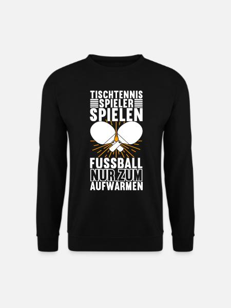 Tischtennis Tischtennisspieler - Unisex Pullover - Schwarz