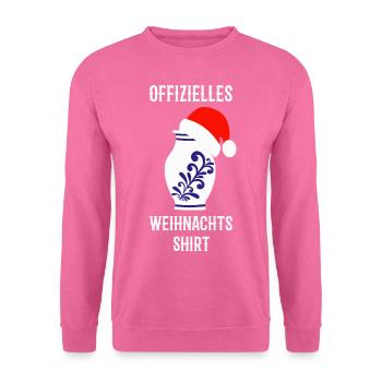 Bembel Apfelwein Winter Geschenk Hessen Äppler - Unisex Pullover - Pink - Vorne