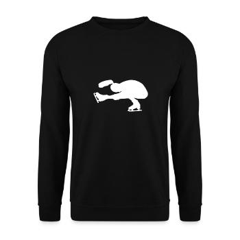 Patinage sur glace Patinage sur glace Patinage artistique - Sweat-shirt Unisexe - noir - Devant - Alina (178cm) & Michal (187cm)