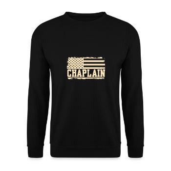 Chaplain Religious Support Chaplaincy Professional - Unisex Pullover - Schwarz - Vorne - Alina (178cm) & Michal (187cm)
