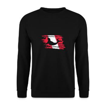 Drapeau de plongée Lion de mer Exploration sous-marine Plongée sous-marine - Sweat-shirt Unisexe - noir - Devant - Alina (178cm) & Michal (187cm)