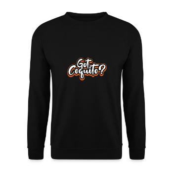 Got Coquito Porto Rica Boisson de Noël Puero - Sweat-shirt Unisexe - noir - Devant - Alina (178cm) & Michal (187cm)