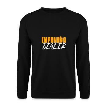 Empanada Dealer Home Cook Mexican Food Latin - Unisex Sweatshirt - black - Front - Alina (178cm) & Michal (187cm)