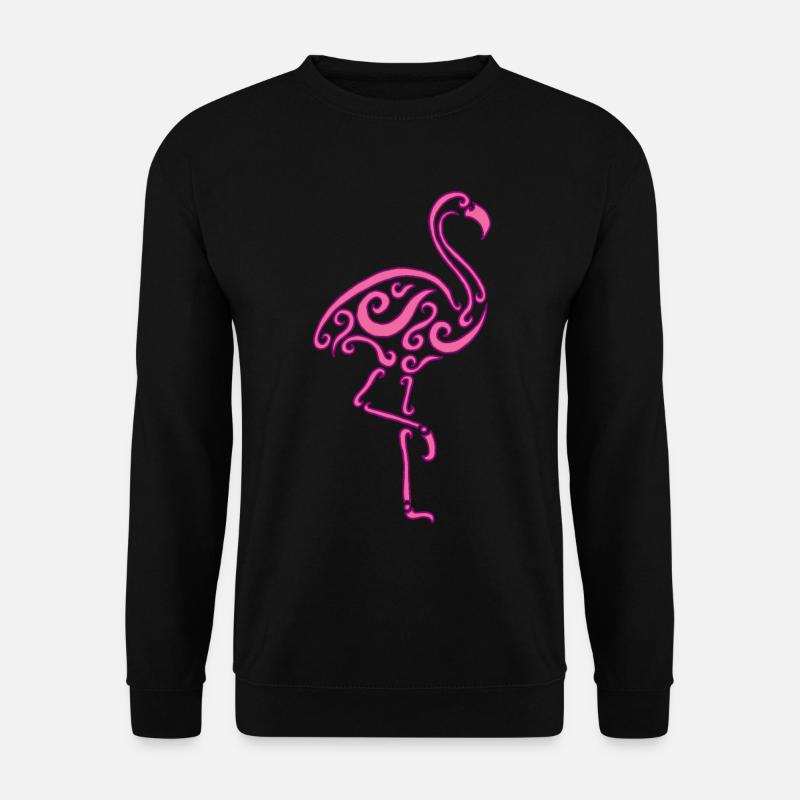Flamingo - Unisex Sweatshirt - black