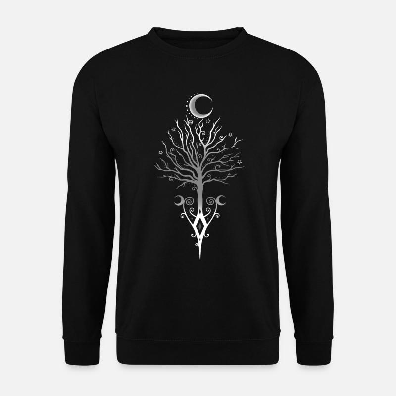Occult Moon Tree Dark Autumn - Unisex Sweatshirt - black