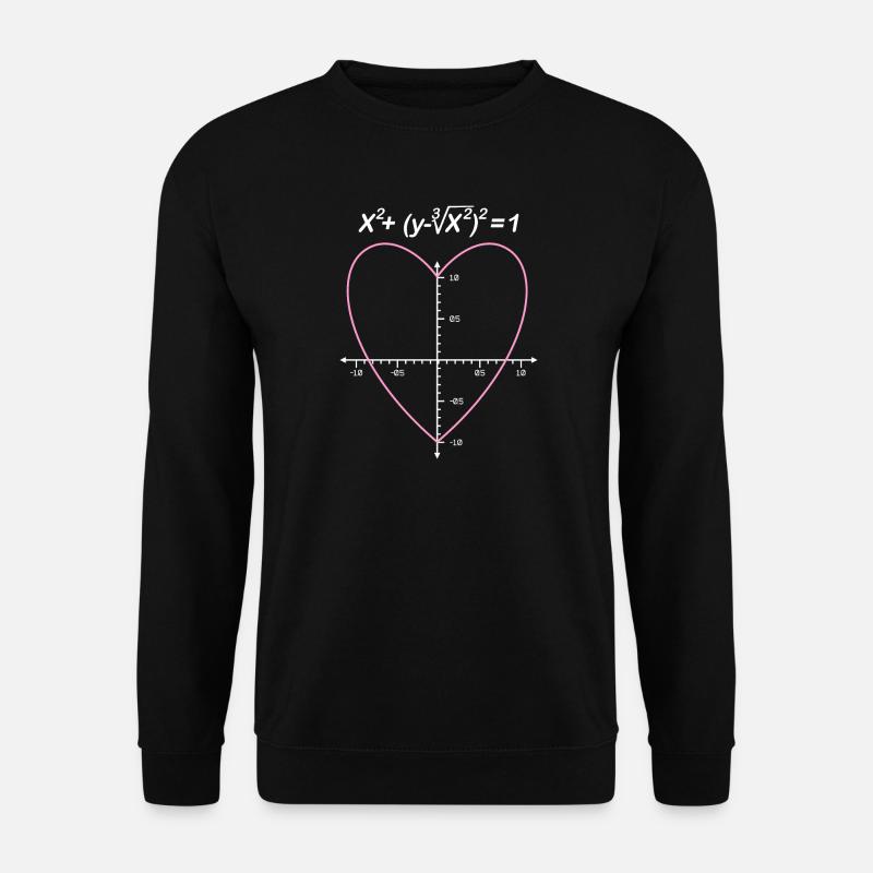 Heart Equation Geometry - Unisex Sweatshirt - black
