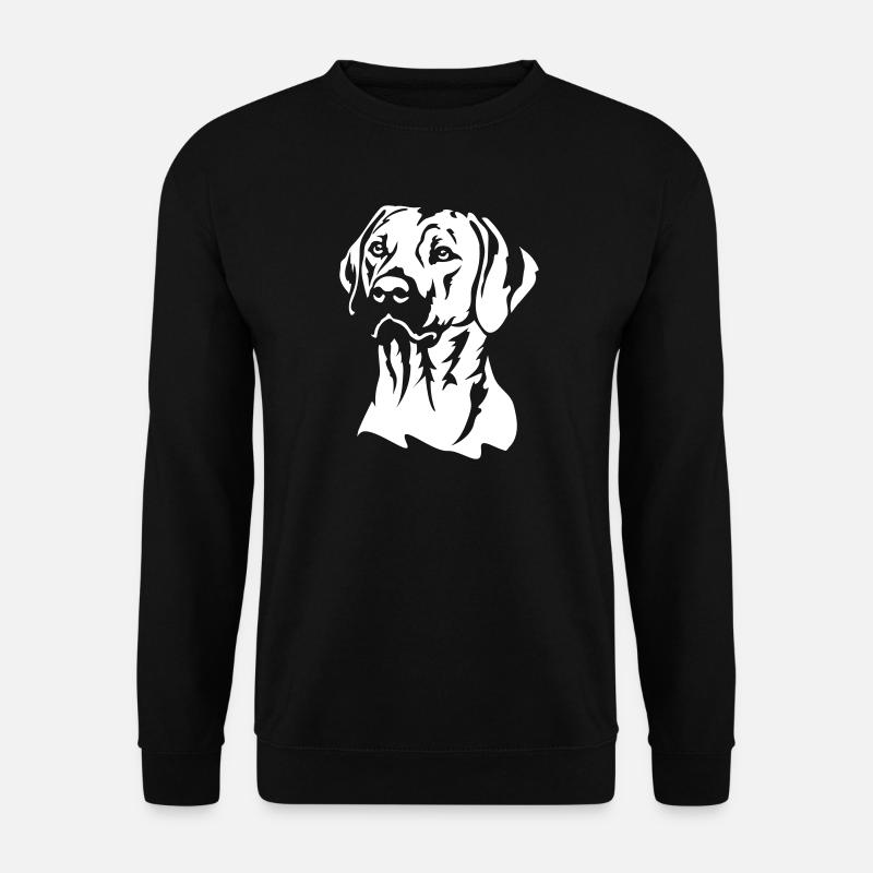 Rhodesian Ridgeback Head « Black Edition » - Sweat-shirt Unisexe - noir