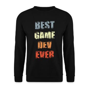 Motivation Spieleentwicklung - Unisex Pullover - Schwarz - Vorne - Alina (178cm) & Michal (187cm)