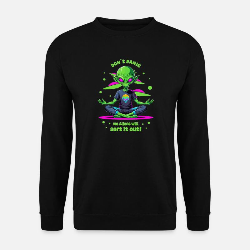 Alien Regulates this ! - Unisex Sweatshirt - black