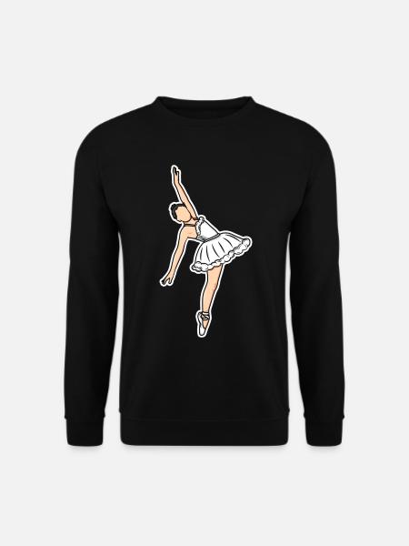 Ballet Girl Sketch - Unisex Sweatshirt - black
