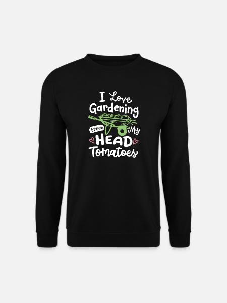 Gartenarbeit Gärtner - Unisex Pullover - Schwarz
