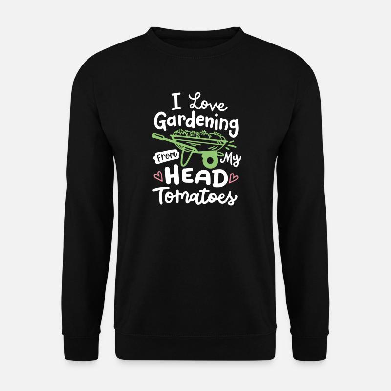 Gartenarbeit Gärtner - Unisex Pullover - Schwarz