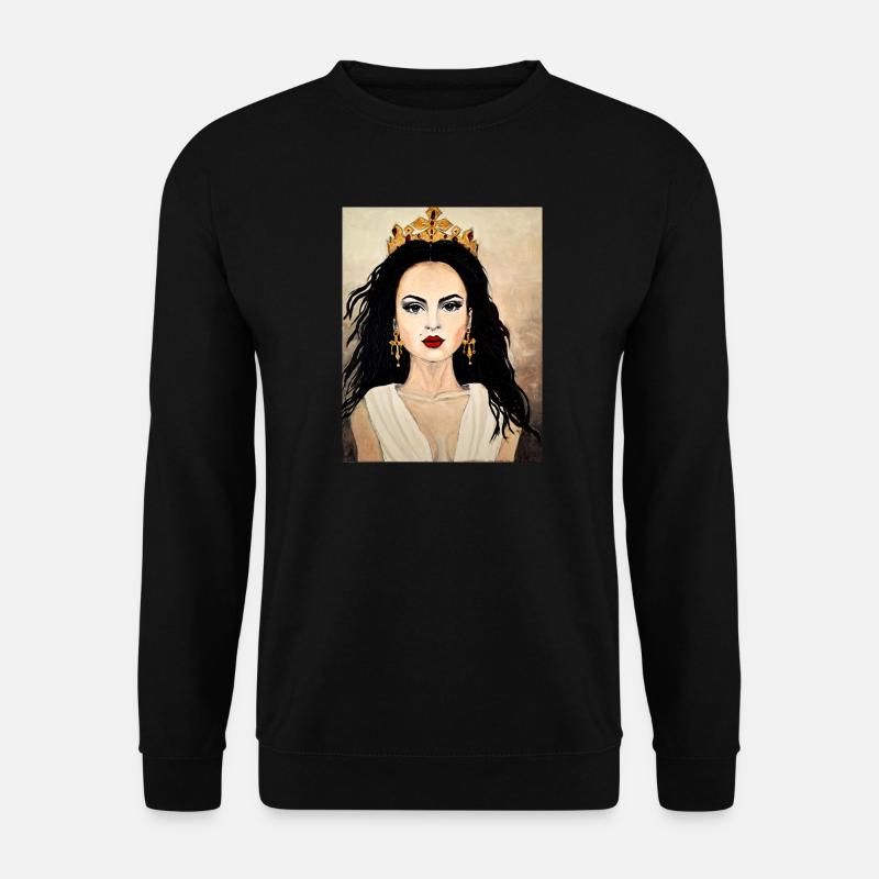 Königin - Unisex Pullover - Schwarz
