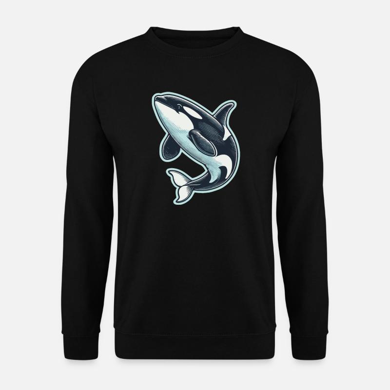 Orca - Unisex Pullover - Schwarz