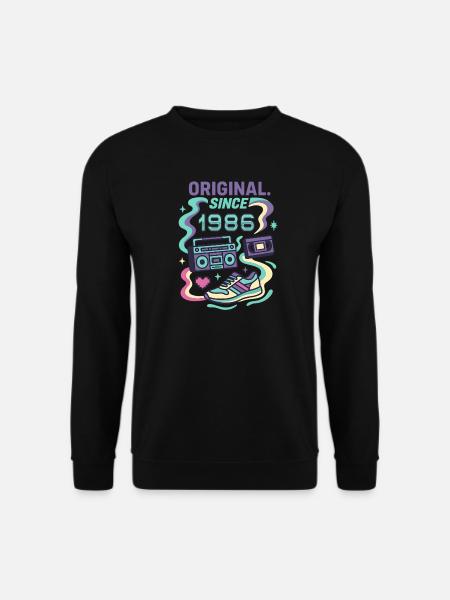 Original since 1986 - Year of birth 1986 - Unisex Sweatshirt - black