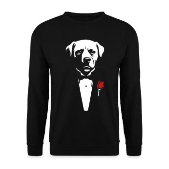 An offer you can't refuse - Unisex Sweatshirt - black - Front - Alina (178cm) & Michal (187cm)