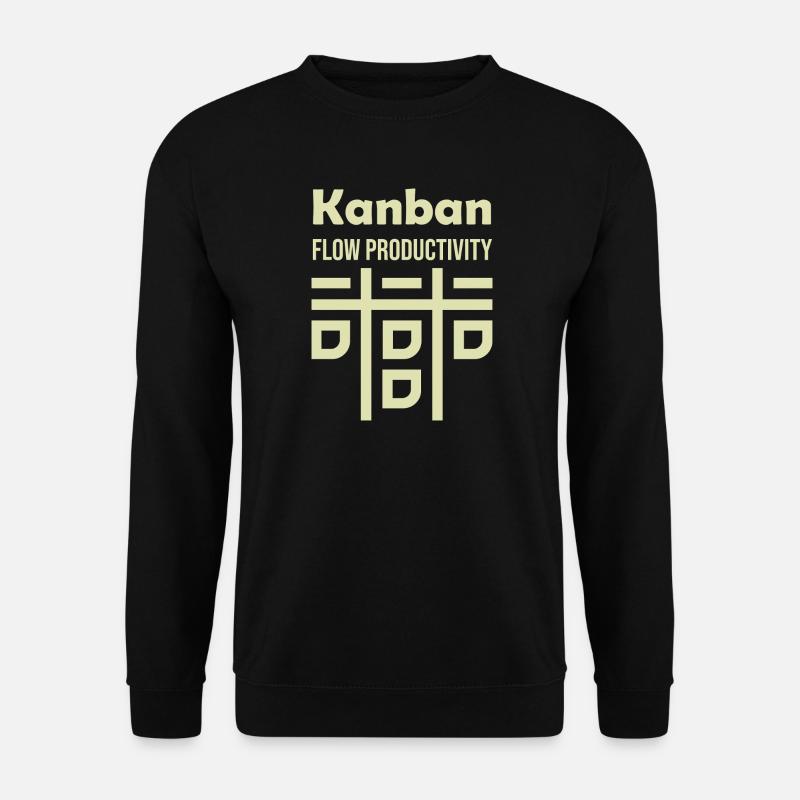Kanban Flow Productivity - Unisex Sweatshirt - black