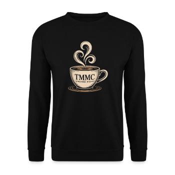 TMMC Trop de Femme Ma Coupe Club Café - Sweat-shirt Unisexe - noir - Devant - Alina (178cm) & Michal (187cm)