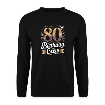 Équipe du 80e anniversaire - Sweat-shirt Unisexe - noir - Devant - Alina (178cm) & Michal (187cm)