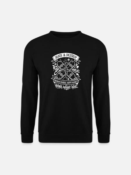 Skate and Destroy - Unisex Sweatshirt - black