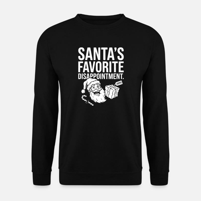 La déception préférée du Père Noël - Sweat-shirt Unisexe - noir