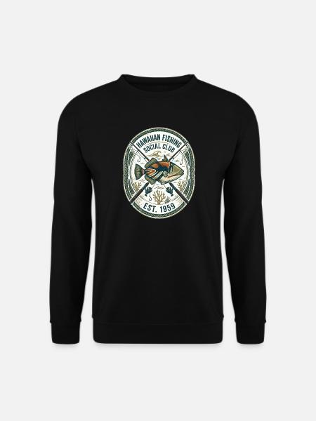 Humuhumunukunukuapua'a Triggerfish Hawaii - Unisex Sweatshirt - black