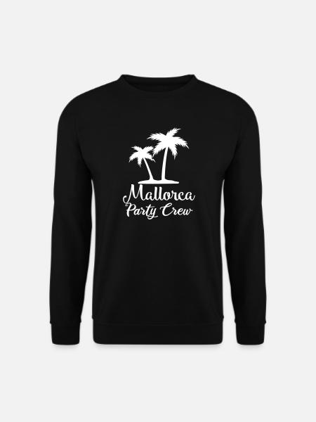 Mallorca Party Crew Palmen - Unisex Pullover - Schwarz