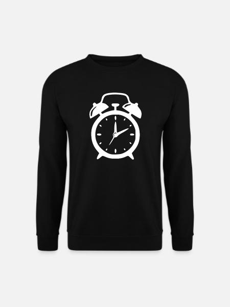 Wecker - Unisex Pullover - Schwarz