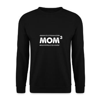 Maman De Trois Mère Maman Trois Enfants Maman Maman - Sweat-shirt Unisexe - noir - Devant - Alina (178cm) & Michal (187cm)