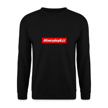 Sayori Apparel Jiu Jitsu MMA Judo Quotidien BJJ - Sweat-shirt Unisexe - noir - Devant - Alina (178cm) & Michal (187cm)