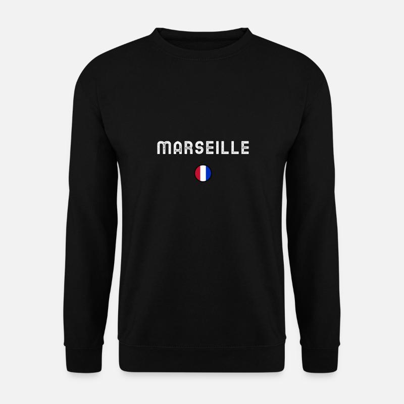 Marseille - Sweat-shirt Unisexe - noir