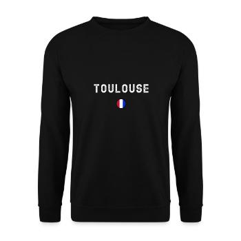 Toulouse - Unisex Pullover - Schwarz - Vorne - Alina (178cm) & Michal (187cm)